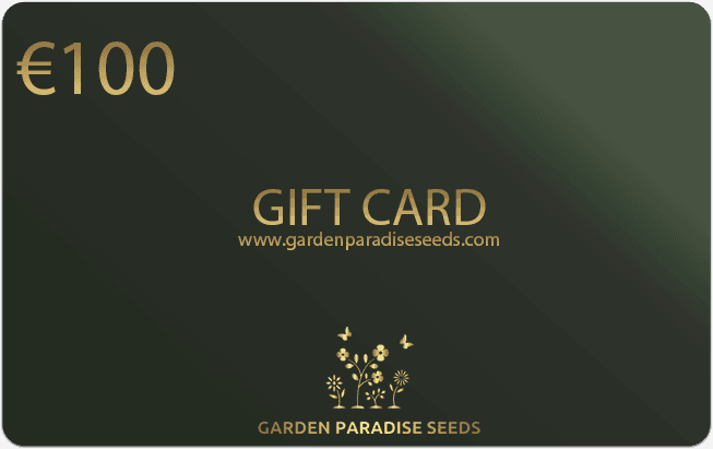 Gift Card Garden Paradise Seeds.